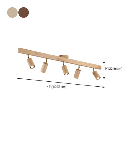 Natural Wood Beam Spotlight Light - NexioPick