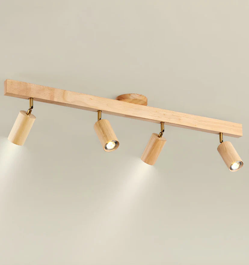 Natural Wood Beam Spotlight Light - NexioPick