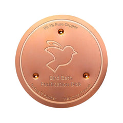 Pure Copper Bird Bath Cleaner Disk – All-Natural Water Purification for Outdoor Birdbaths