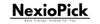 NexioPick logo on a white background