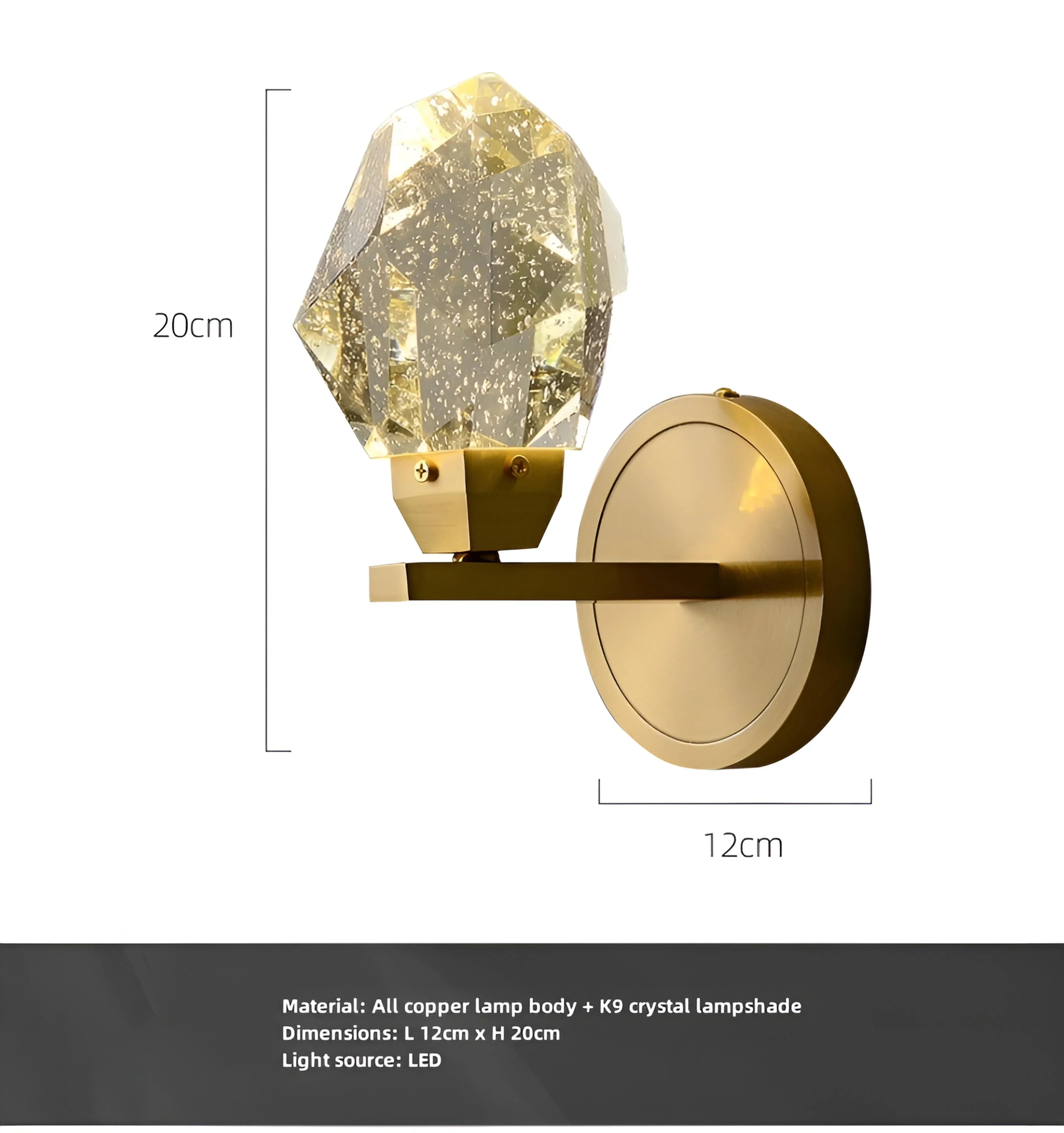 Nivea Crystal Wall Lamp - NexioPick