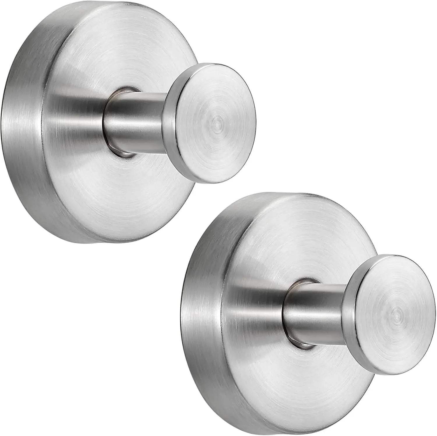 No-Drill Suction Cup Hooks – Brushed Gold Shower & Wall Hooks for Towels, Robes & Loofahs, Halloween Christmas Decorations