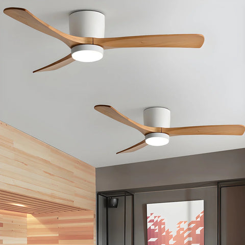 Nordic Wooden 42"/48"/52" Ceiling Fan Light - NexioPick