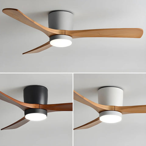 Nordic Wooden 42"/48"/52" Ceiling Fan Light - NexioPick