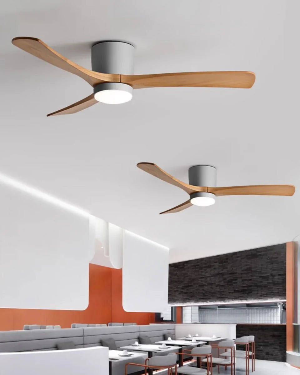 Nordic Wooden 42"/48"/52" Ceiling Fan Light - NexioPick