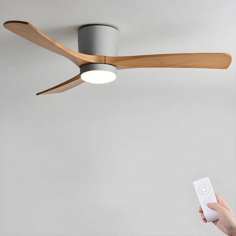 Nordic Wooden 42"/48"/52" Ceiling Fan Light - NexioPick