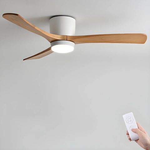 Nordic Wooden 42"/48"/52" Ceiling Fan Light - NexioPick