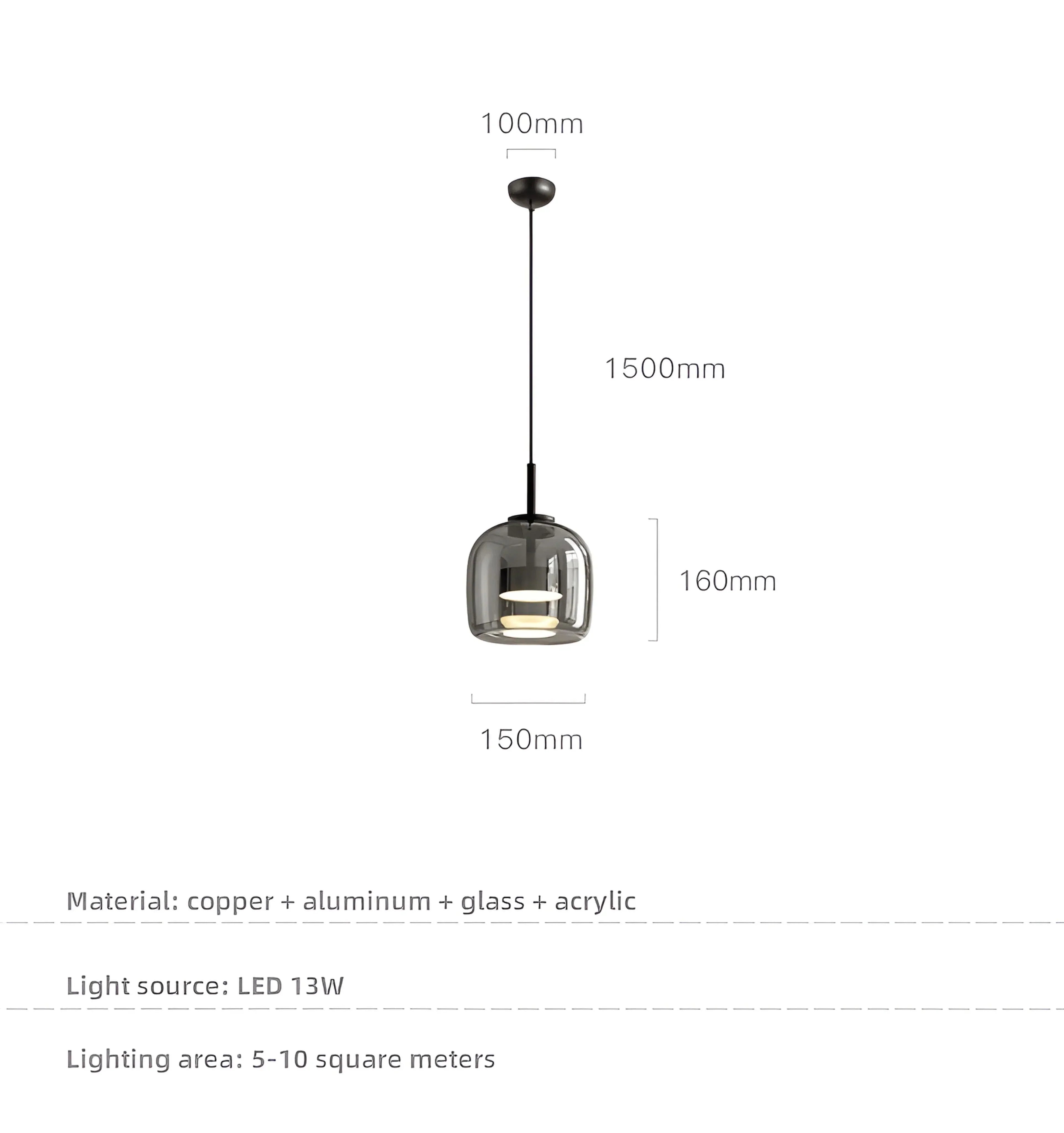 Nordic Glass Apple Pendant Light - NexioPick