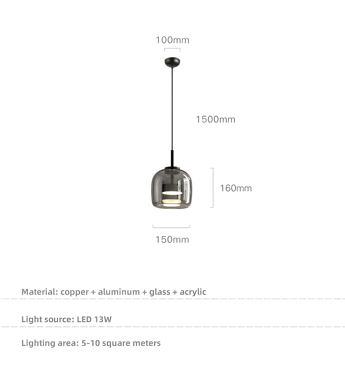 Nordic Glass Apple Pendant Light - NexioPick