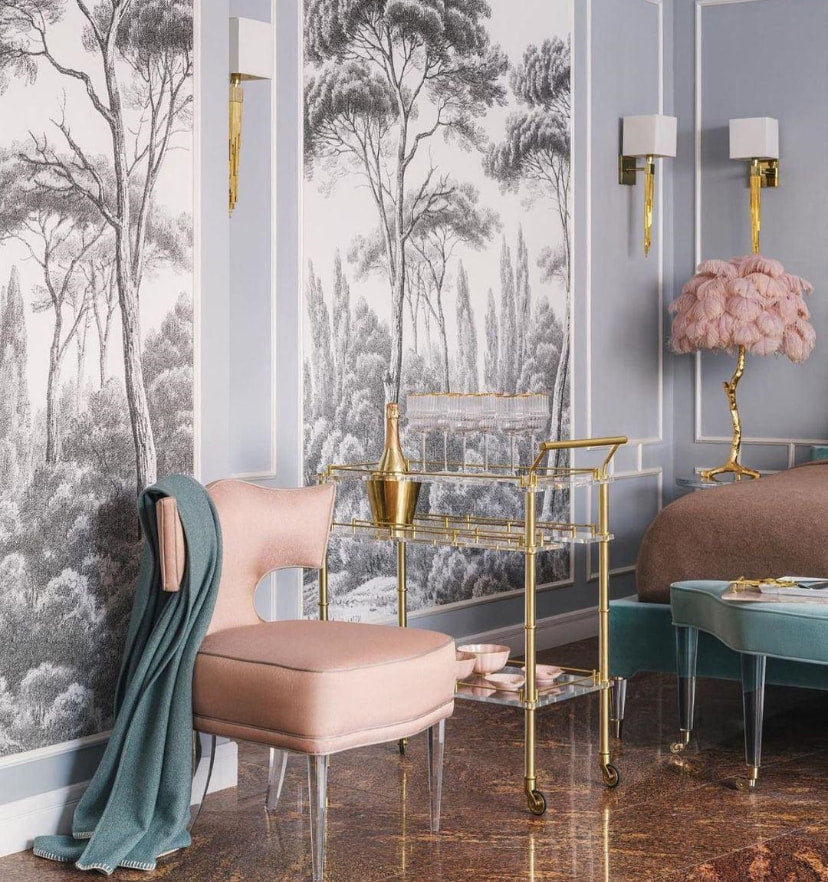 Ostrich Feather Table Lamp - NexioPick