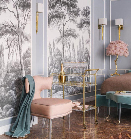 Ostrich Feather Table Lamp - NexioPick