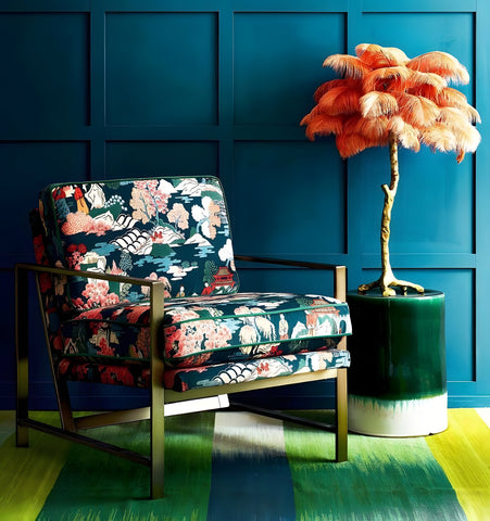 Ostrich Feather Table Lamp - NexioPick