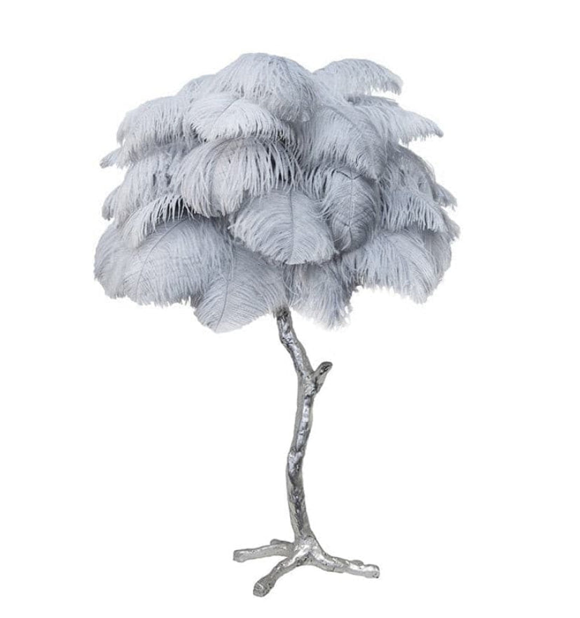 Ostrich Feather Table Lamp - NexioPick
