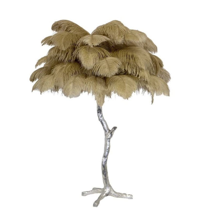 Ostrich Feather Table Lamp - NexioPick