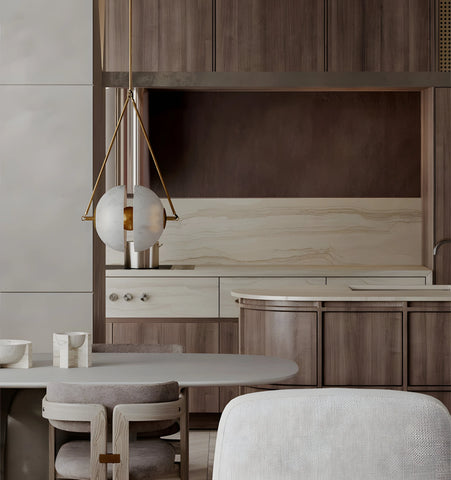 Oyster Glass Pendant Lamp - NexioPick