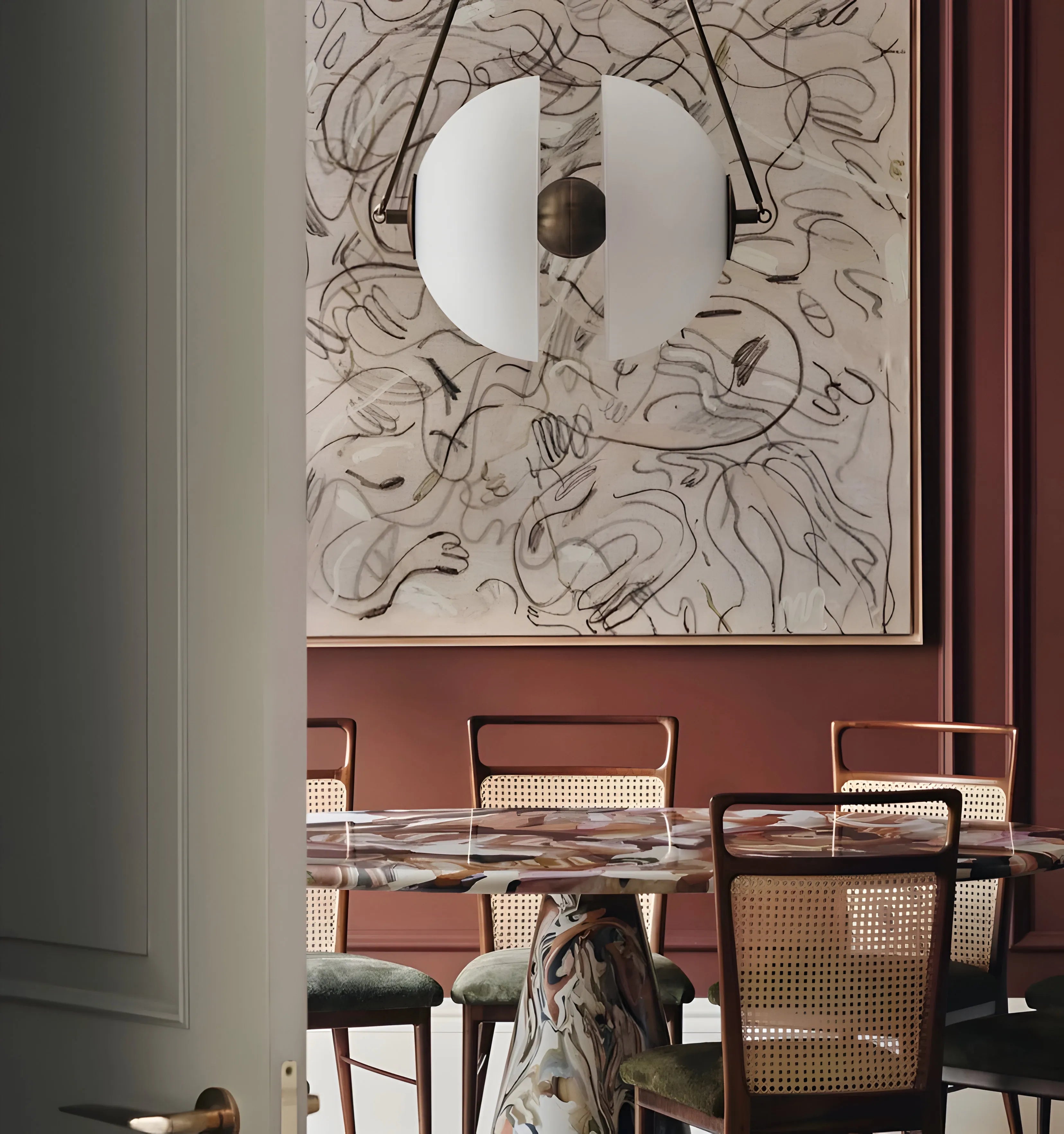 Oyster Glass Pendant Lamp - NexioPick