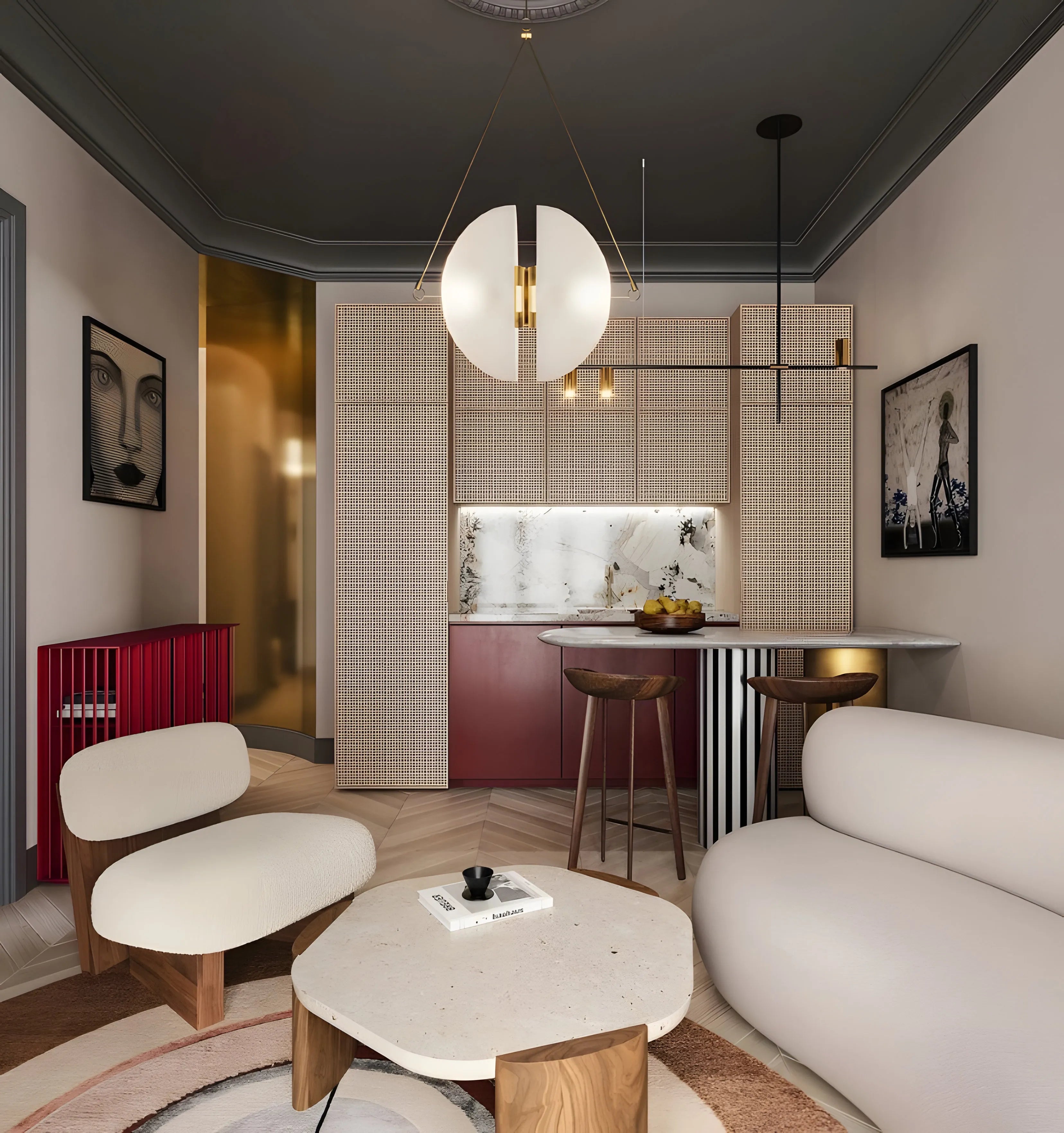 Oyster Glass Pendant Lamp - NexioPick