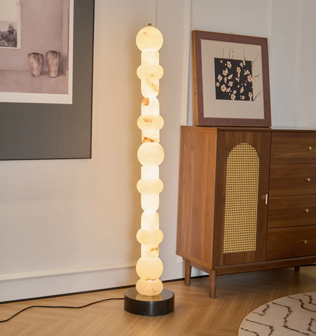 Spanish Alabaster Floor Lamp - NexioPick