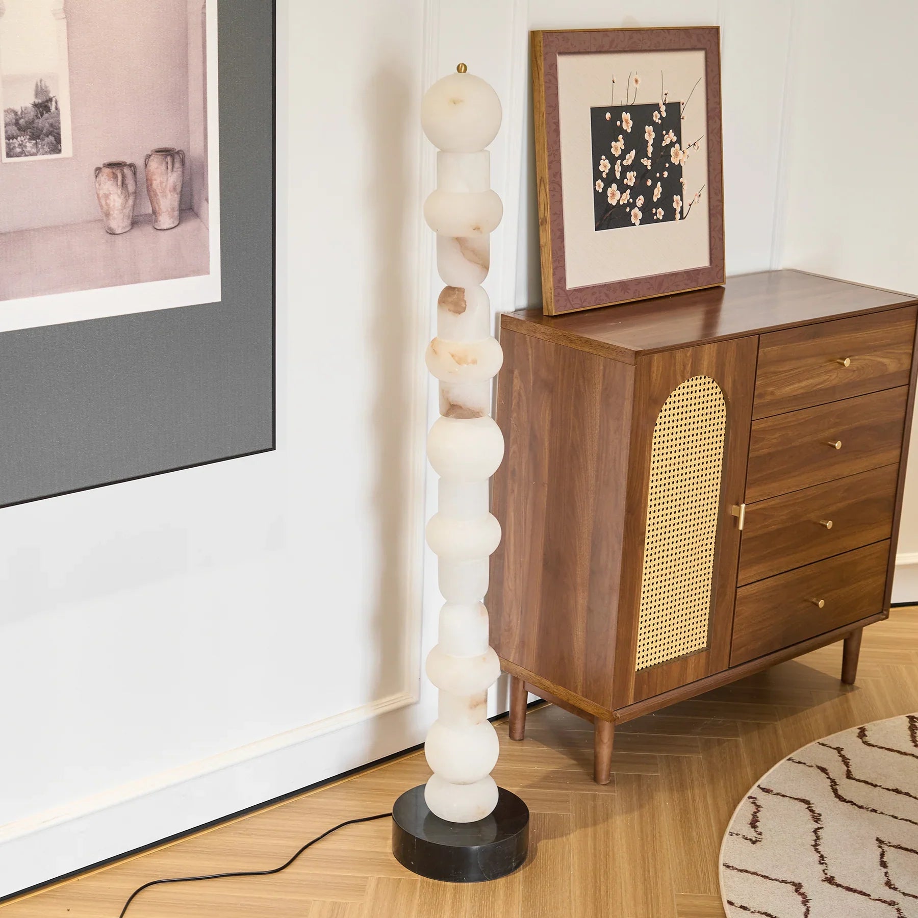 Spanish Alabaster Floor Lamp - NexioPick