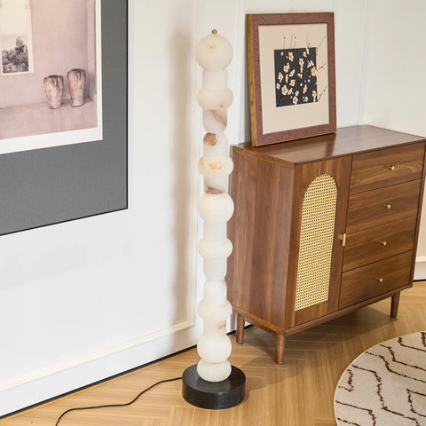 Spanish Alabaster Floor Lamp - NexioPick