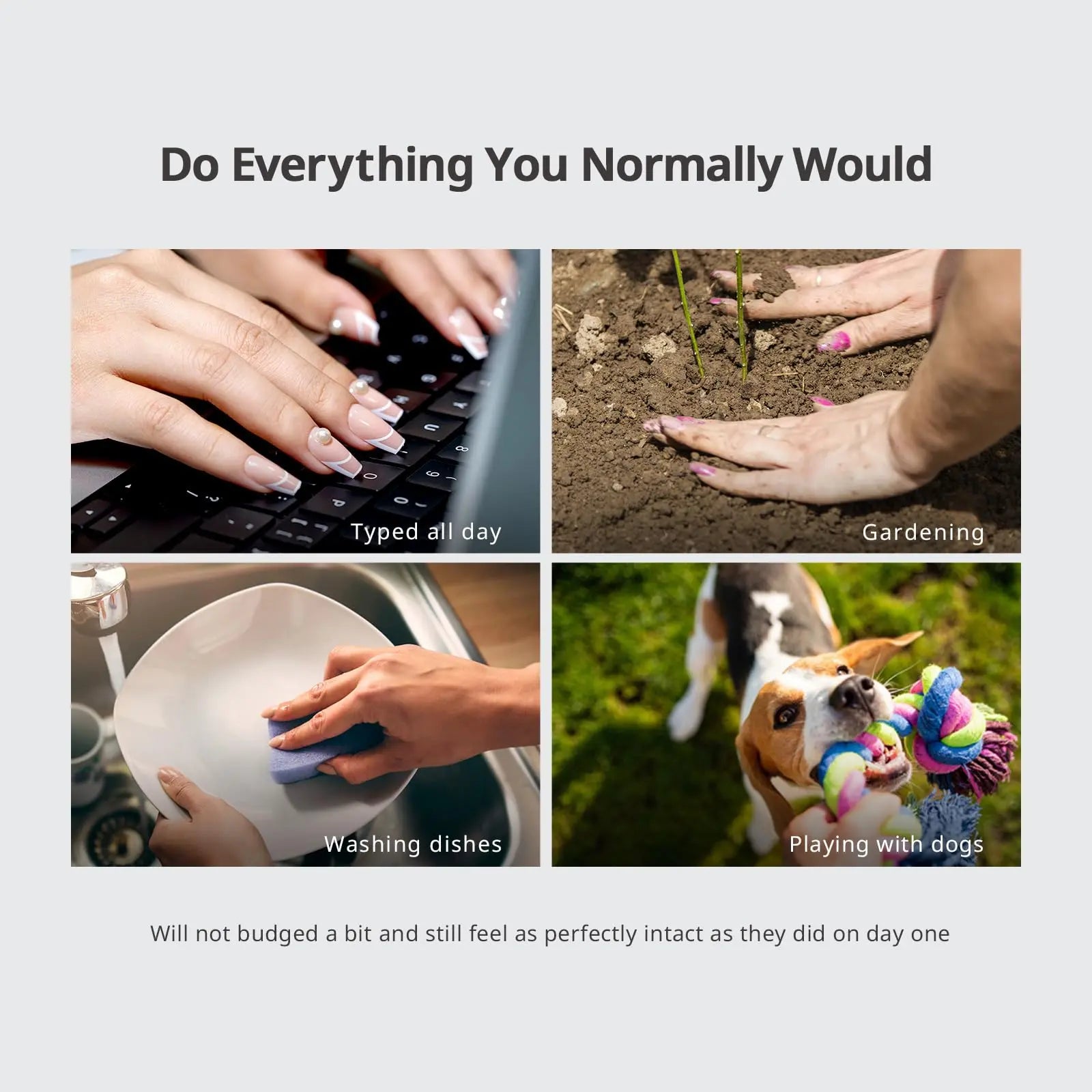 Pastel Baby Pink Press On Nails – Almond Shaped Soft Gel Fake Nails with Glue & Full Kit