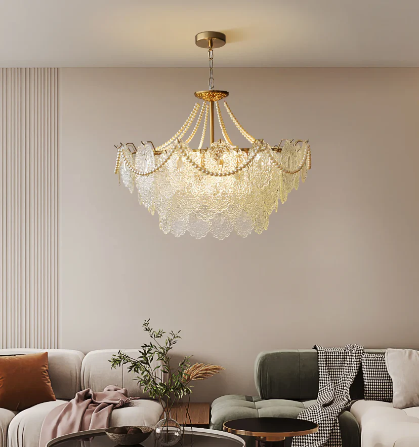 Pearls Glass Chandelier - NexioPick