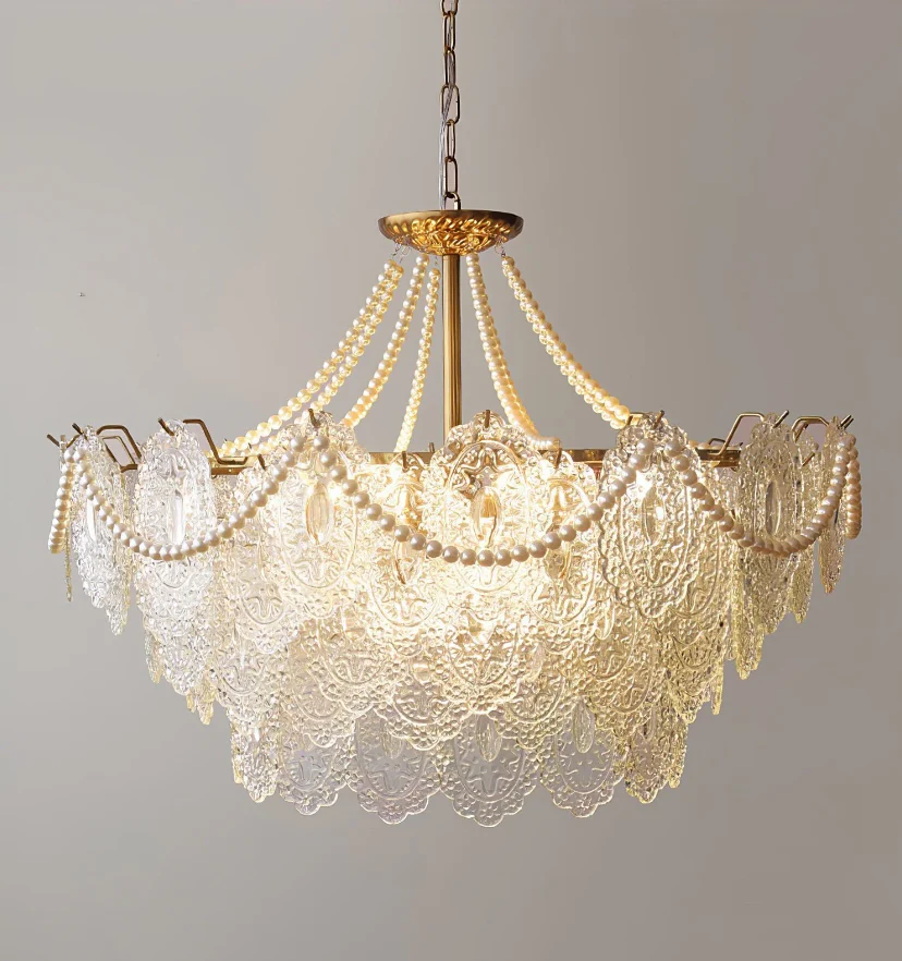 Pearls Glass Chandelier - NexioPick