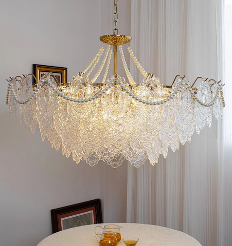 Pearls Glass Chandelier - NexioPick