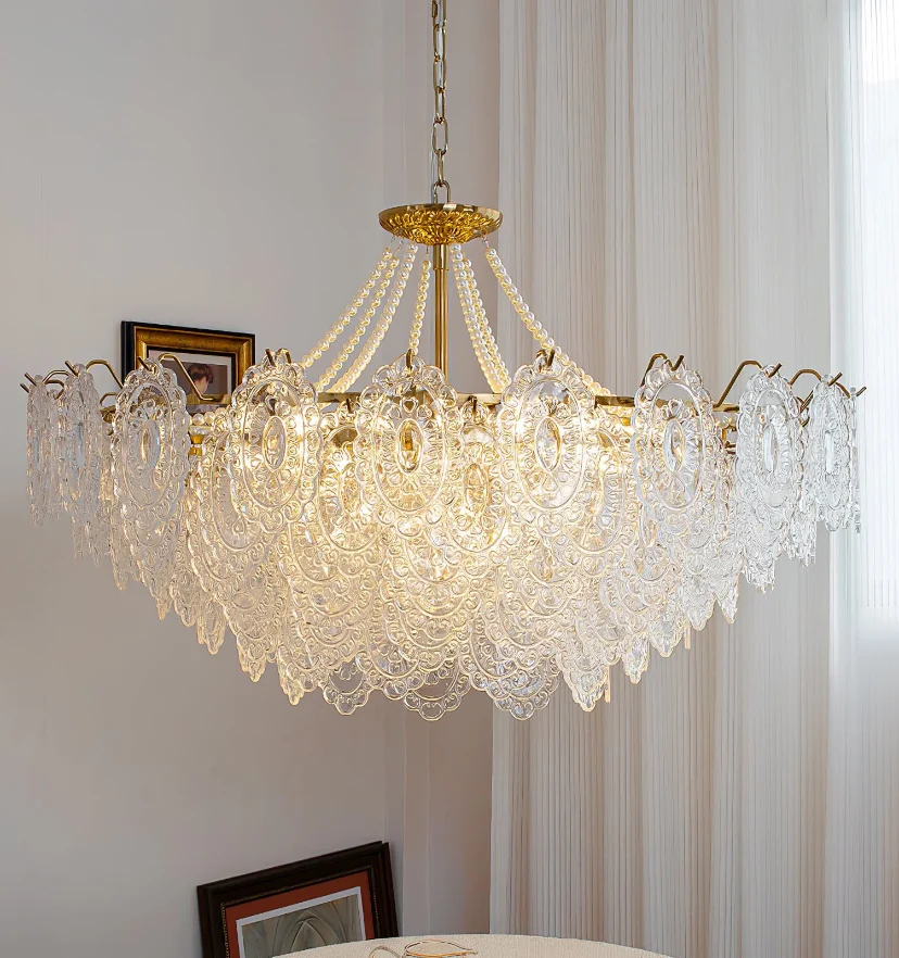 Pearls Glass Chandelier - NexioPick