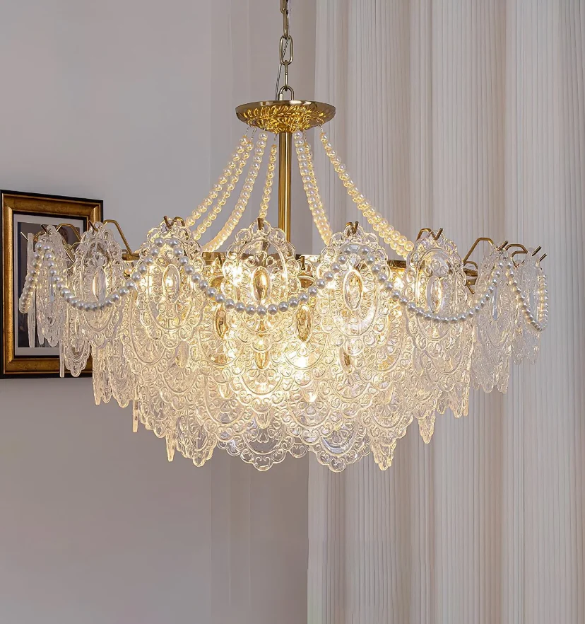Pearls Glass Chandelier - NexioPick