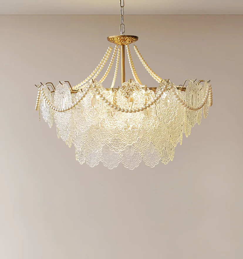 Pearls Glass Chandelier - NexioPick