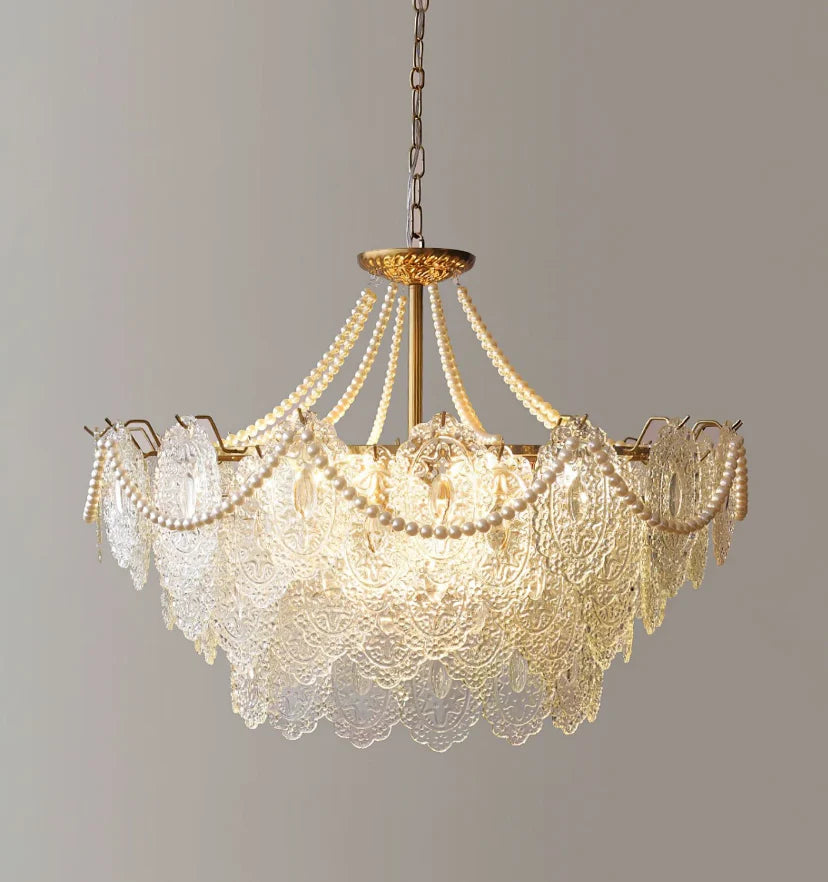 Pearls Glass Chandelier - NexioPick