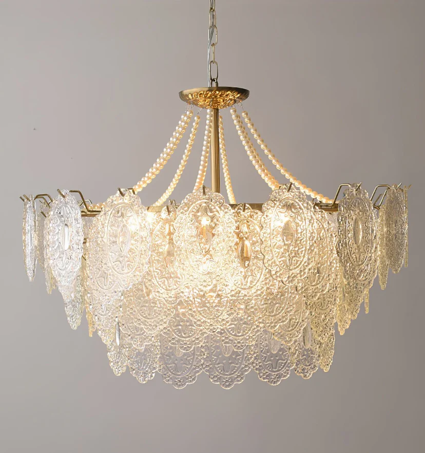 Pearls Glass Chandelier - NexioPick