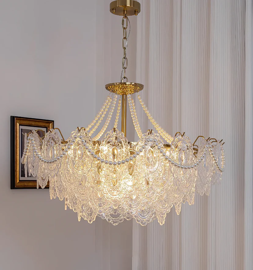 Pearls Glass Chandelier - NexioPick