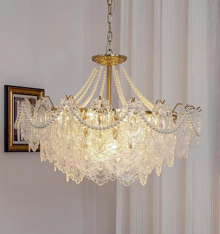 Pearls Glass Chandelier - NexioPick