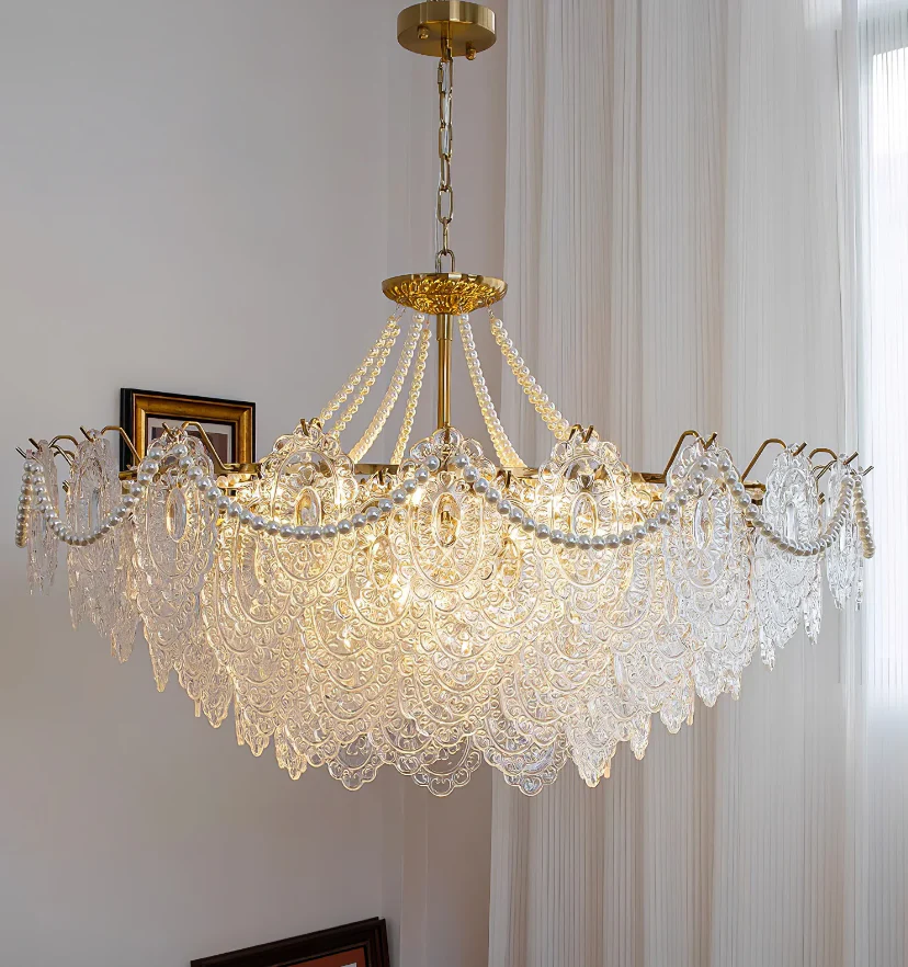Pearls Glass Chandelier - NexioPick
