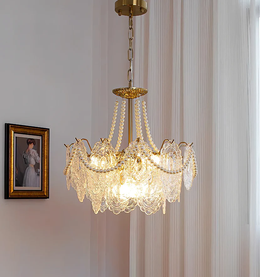 Pearls Glass Chandelier - NexioPick