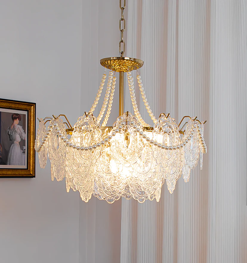 Pearls Glass Chandelier - NexioPick