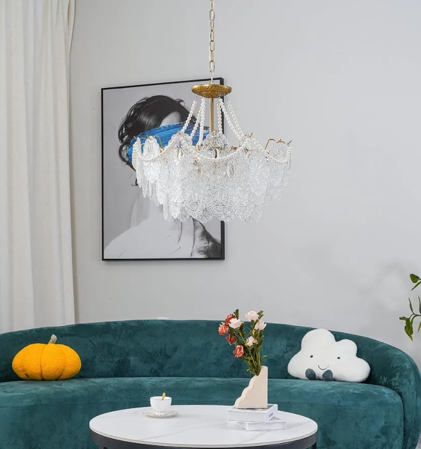 Pearls Glass Chandelier - NexioPick