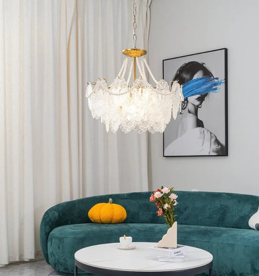 Pearls Glass Chandelier - NexioPick