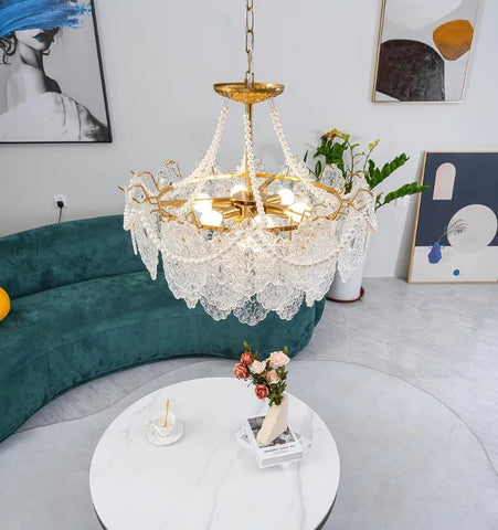 Pearls Glass Chandelier - NexioPick