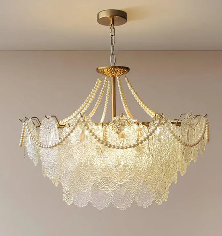 Pearls Glass Chandelier - NexioPick