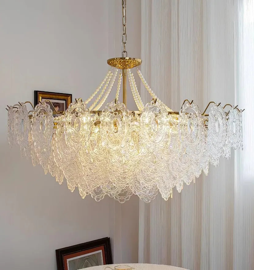 Pearls Glass Chandelier - NexioPick