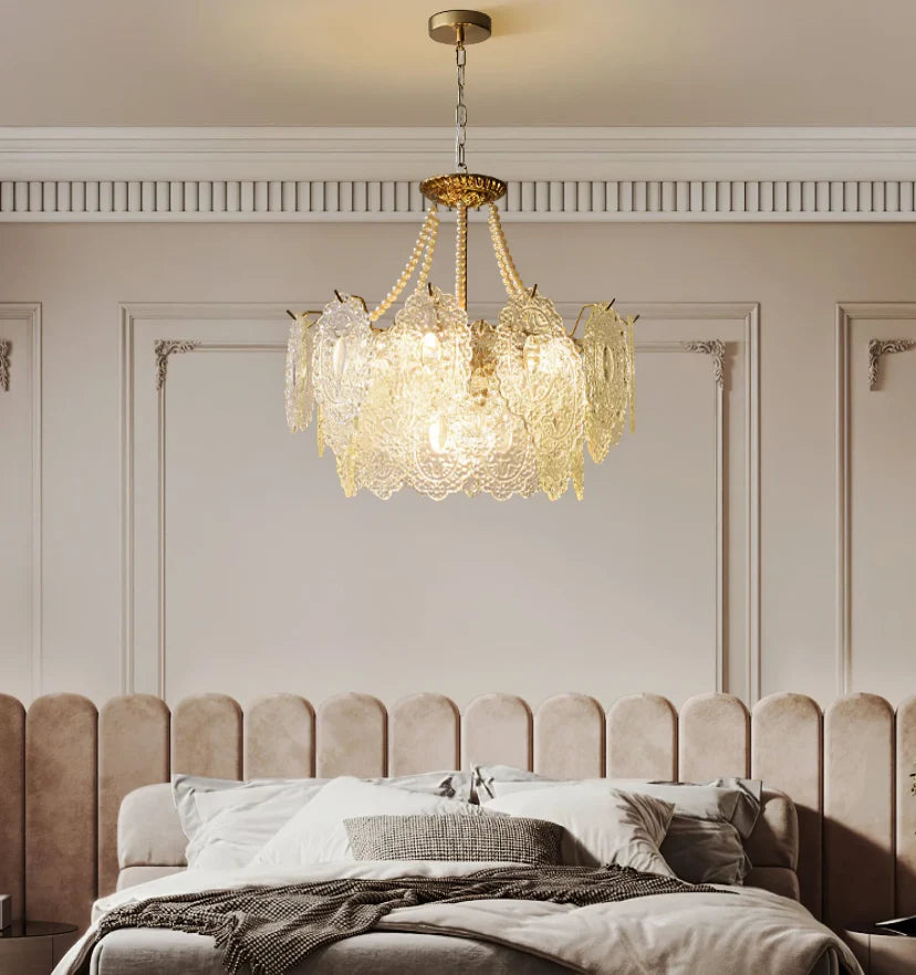 Pearls Glass Chandelier - NexioPick