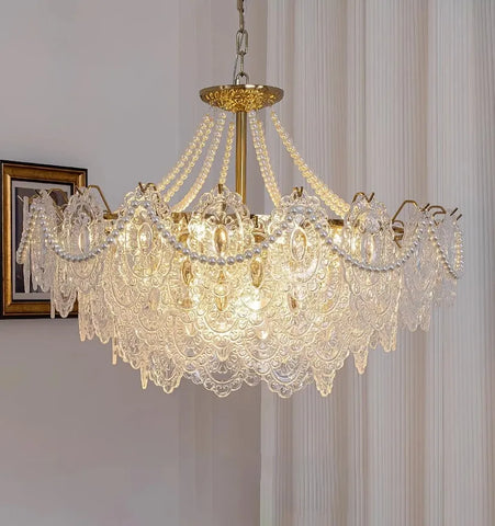 Pearls Glass Chandelier - NexioPick