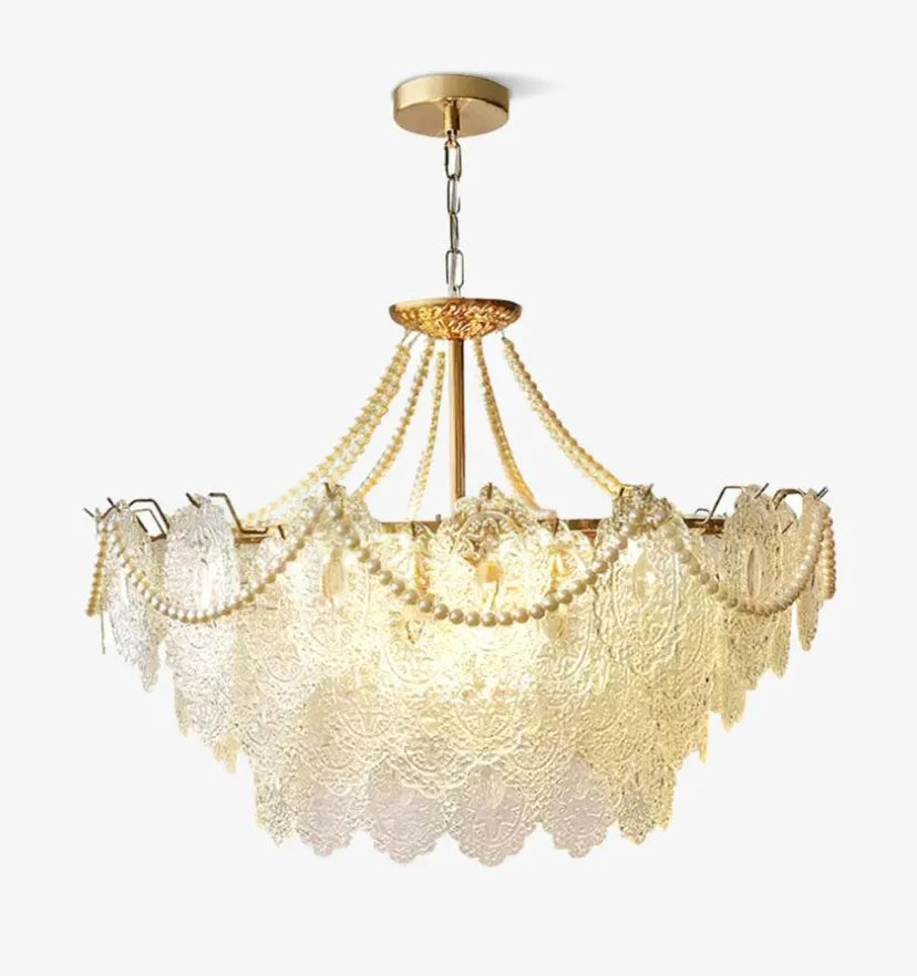 Pearls Glass Chandelier - NexioPick