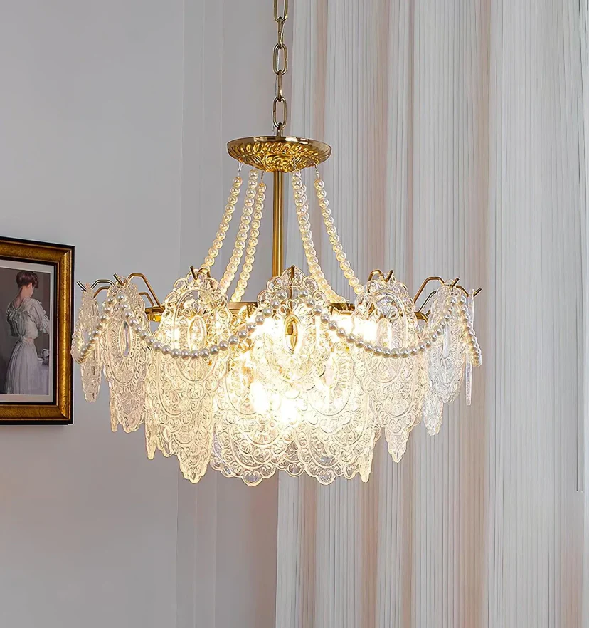Pearls Glass Chandelier - NexioPick