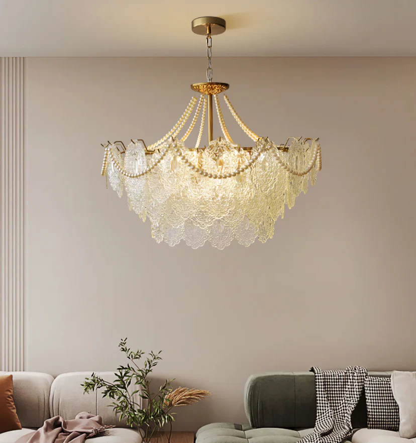 Pearls Glass Chandelier - NexioPick