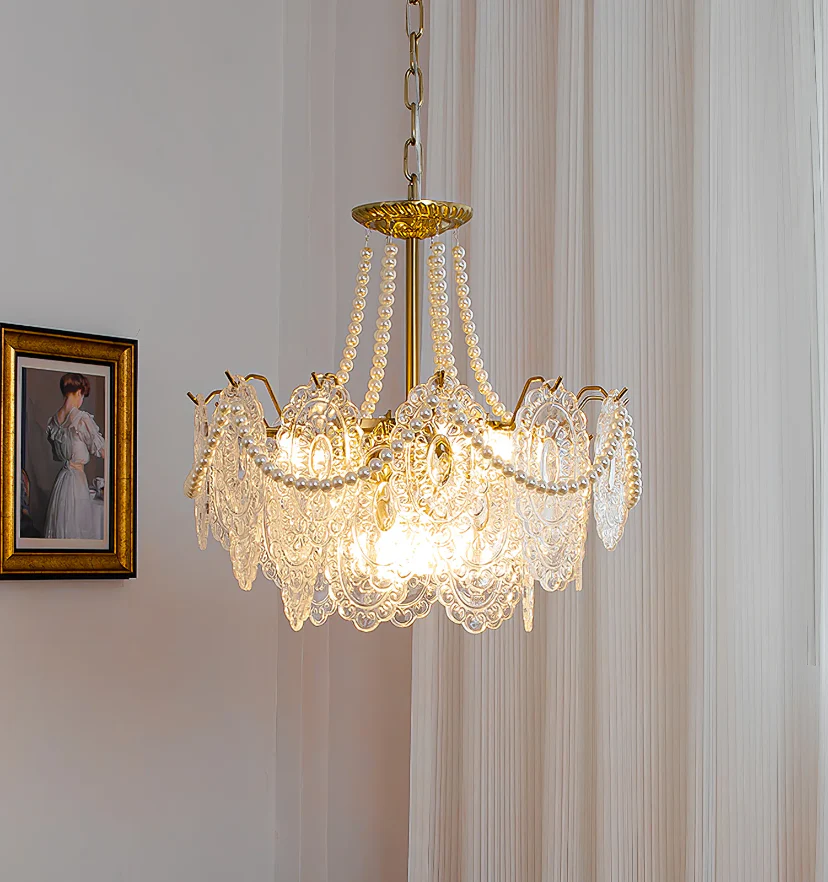 Pearls Glass Chandelier - NexioPick