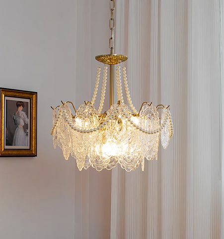 Pearls Glass Chandelier - NexioPick